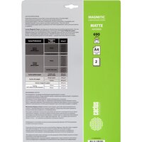 Бумага с магнитным слоем CACTUS Матовая A4 690 г/кв.м. 2 листа (CS-MMA46902) - Превью изображения №2 — Интернет-магазин Time-Shop