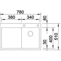 Кухонная мойка Blanco Claron 4 S-IF (правая) - Превью изображения №5 — Интернет-магазин Time-Shop