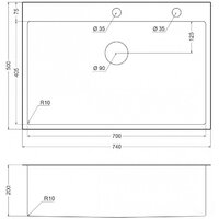Кухонная мойка Emar EMB-125A PVD Nano Dark - Превью изображения №3 — Интернет-магазин Time-Shop
