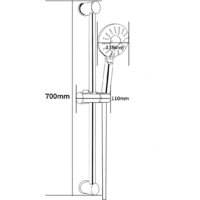 Душевой гарнитур  Voda VSS14 - Превью изображения №2 — Интернет-магазин Time-Shop
