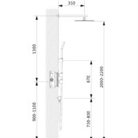 Душевая система  Timo Petruma SX-5059/00SM (хром) - Превью изображения №5 — Интернет-магазин Time-Shop
