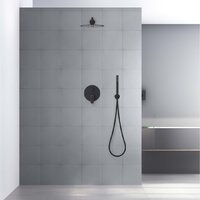 Душевая система  Aquatek Бетта AQ1172MB (черный матовый) - Превью изображения №7 — Интернет-магазин Time-Shop