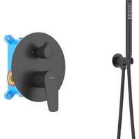 Душевая система  Aquatek Бетта AQ1172MB (черный матовый) - Превью изображения №4 — Интернет-магазин Time-Shop