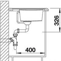 Кухонная мойка Blanco Zenar XL 6 S-F (белый, правая, с клапаном-автоматом) - Превью изображения №3 — Интернет-магазин Time-Shop
