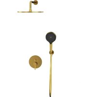 Душевая система  Whitecross Y YSET04TOPGLB (брашированное золото) - Превью изображения №2 — Интернет-магазин Time-Shop
