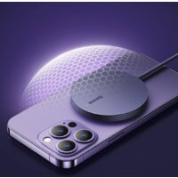 Беспроводное зарядное Baseus Simple Mini3 Magnetic Wireless Charger 15W CCJJ040205 - Превью изображения №18 — Интернет-магазин Time-Shop