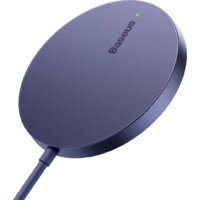 Беспроводное зарядное Baseus Simple Mini3 Magnetic Wireless Charger 15W CCJJ040205 - Превью изображения №3 — Интернет-магазин Time-Shop