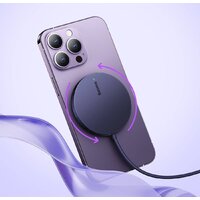 Беспроводное зарядное Baseus Simple Mini3 Magnetic Wireless Charger 15W CCJJ040205 - Превью изображения №16 — Интернет-магазин Time-Shop