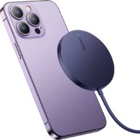 Беспроводное зарядное Baseus Simple Mini3 Magnetic Wireless Charger 15W CCJJ040205 - Превью изображения №4 — Интернет-магазин Time-Shop