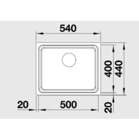 Кухонная мойка Blanco Etagon 500-U [521841] - Превью изображения №2 — Интернет-магазин Time-Shop