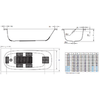 Ванна BLB Universal 150x70 (с ручками и ножками) - Превью изображения №4 — Интернет-магазин Time-Shop