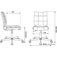 Офисное кресло Бюрократ CH-330M/LT-15 (малиновый) - Превью изображения №5 — Интернет-магазин Time-Shop