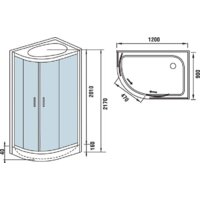 Душевая кабина WeltWasser WW500 Werra 1202 R - Превью изображения №13 — Интернет-магазин Time-Shop