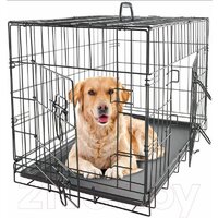Клетка Duvo Plus Pet Kennel Large 780/482/DV (черный) - Превью изображения №6 — Интернет-магазин Time-Shop