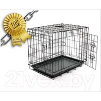 Клетка Duvo Plus Pet Kennel Large 780/482/DV (черный) - Превью изображения №7 — Интернет-магазин Time-Shop