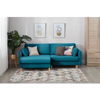 Угловой диван Mio Tesoro Дублин 497 (аквамарин 1102) - Превью изображения №12 — Интернет-магазин Time-Shop