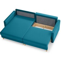 Угловой диван Mio Tesoro Дублин 497 (аквамарин 1102) - Превью изображения №6 — Интернет-магазин Time-Shop