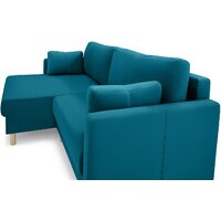 Угловой диван Mio Tesoro Дублин 497 (аквамарин 1102) - Превью изображения №5 — Интернет-магазин Time-Shop