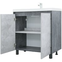  Doratiz Тумба под умывальник Крит 80 9908.129 (серый) - Превью изображения №3 — Интернет-магазин Time-Shop