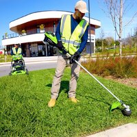 Триммер Greenworks ST161S 2112307UB (с 1-им АКБ) - Превью изображения №2 — Интернет-магазин Time-Shop