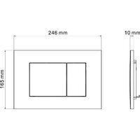 Унитаз подвесной Asten Readle Zentralmodul AR0601-135W - Превью изображения №21 — Интернет-магазин Time-Shop