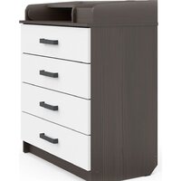 Детский комод Атон Мебель Marvin (бодяга темный/белый) - Превью изображения №3 — Интернет-магазин Time-Shop