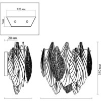 Бра Odeon Light Lace 5052/3W - Превью изображения №5 — Интернет-магазин Time-Shop