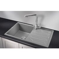 Кухонная мойка Granula GR-8002 (алюминиум) - Превью изображения №2 — Интернет-магазин Time-Shop