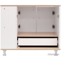  Doratiz Тумба под умывальник Doratiz Гавайи 80 9908.184 (белый/дуб сонома) - Превью изображения №13 — Интернет-магазин Time-Shop