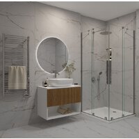  ЗОВ Тумба под умывальник Кито-2 100 2K100LW0MRMC (белый/тростник) - Превью изображения №6 — Интернет-магазин Time-Shop