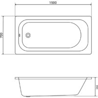 Ванна Lauter Orra 150 21XG150 - Превью изображения №19 — Интернет-магазин Time-Shop