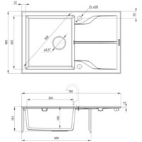 Кухонная мойка Deante Andante ZQN 5113 - Превью изображения №3 — Интернет-магазин Time-Shop