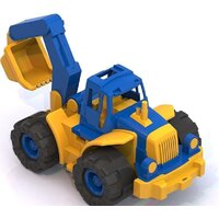 Трактор Нордпласт Трактор Богатырь с ковшом 98 (красный/желтый) - Превью изображения №2 — Интернет-магазин Time-Shop