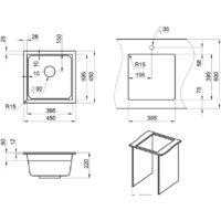 Кухонная мойка Granula KS-4501 (черный) - Превью изображения №5 — Интернет-магазин Time-Shop
