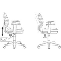 Компьютерное кресло Бюрократ CH-W356AXSN/MASKARAD (мультиколор) - Превью изображения №5 — Интернет-магазин Time-Shop