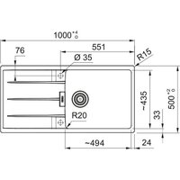 Кухонная мойка Franke Centro CNG 611-100 XL 114.0757.427 (оникс) - Превью изображения №2 — Интернет-магазин Time-Shop