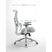 Офисное кресло myroo Office Wizard HS-3853H-1-G (light grey) - Превью изображения №21 — Интернет-магазин Time-Shop