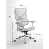 Офисное кресло myroo Office Wizard HS-3853H-1-G (light grey) - Превью изображения №22 — Интернет-магазин Time-Shop