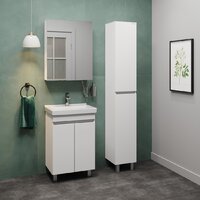  Onika Тумба под умывальник Милтон Квадро 55 (105562) - Превью изображения №4 — Интернет-магазин Time-Shop