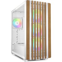 Корпус Sharkoon Rebel C70G RGB (белый) - Превью изображения №5 — Интернет-магазин Time-Shop