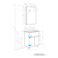  Акватон Тумба под умывальник Форест 73 1A278301FR4D0 - Превью изображения №10 — Интернет-магазин Time-Shop