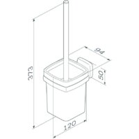 Ершик для унитаза AM.PM Gem A9033422 - Превью изображения №7 — Интернет-магазин Time-Shop