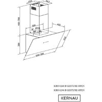 Кухонная вытяжка Kernau KCH 0260 B Gesture Open - Превью изображения №5 — Интернет-магазин Time-Shop