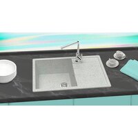 Кухонная мойка Berge BR-7603 (серый матовый) - Превью изображения №2 — Интернет-магазин Time-Shop