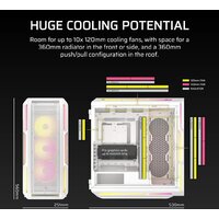 Корпус Corsair 5000T LX RGB CC-9011299-WW - Превью изображения №5 — Интернет-магазин Time-Shop