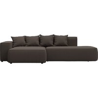 Лига диванов Лига-065 левый 129798L (рогожка амур 05 коричневый)