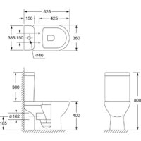 Унитаз напольный Lauter W224 2110224 + гигиенический душ Mist 21TZ221CH (горизонтальный выпуск) - Превью изображения №28 — Интернет-магазин Time-Shop