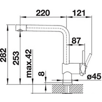 Смеситель Blanco Linus 514019 (хром) - Превью изображения №2 — Интернет-магазин Time-Shop