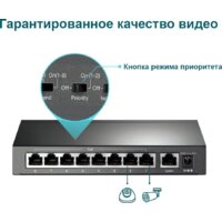 Неуправляемый коммутатор TP-Link TL-SF1009P - Превью изображения №6 — Интернет-магазин Time-Shop