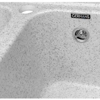 Кухонная мойка Gerhans C02 (серый) - Превью изображения №5 — Интернет-магазин Time-Shop